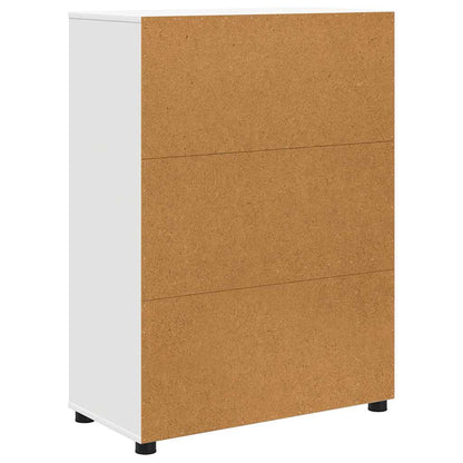 vidaXL Meuble de salle de bain blanc 72,5 x 36,5 x 100 cm en bois d'ingénierie