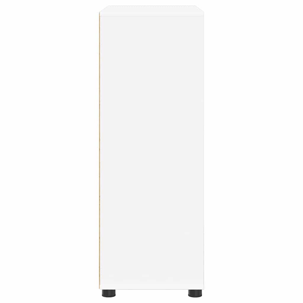 vidaXL Meuble de salle de bain blanc 72,5 x 36,5 x 100 cm en bois d'ingénierie