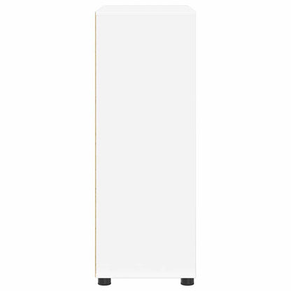 vidaXL Meuble de salle de bain blanc 72,5 x 36,5 x 100 cm en bois d'ingénierie