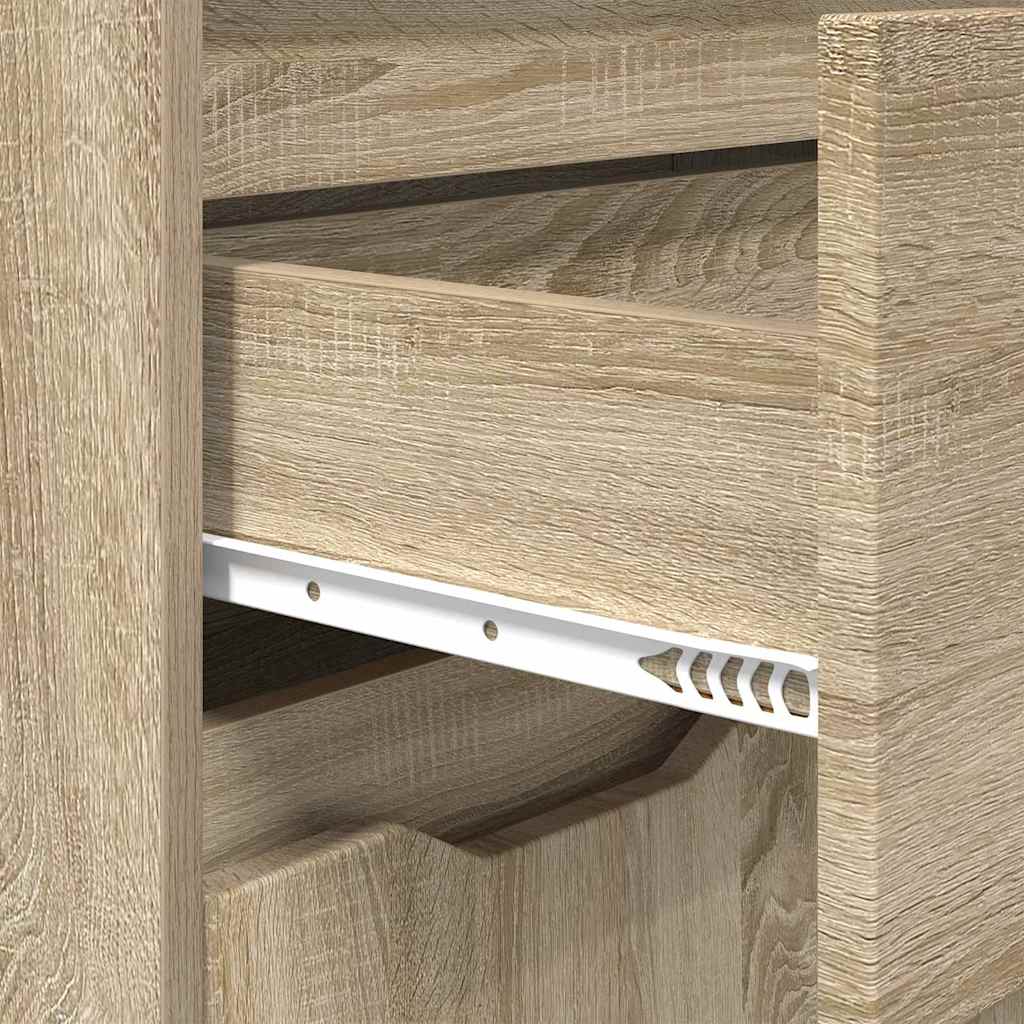 vidaXL Armoire de salle de bain avec étagère Chêne sonoma 72,5 x 36,5 x 100 cm