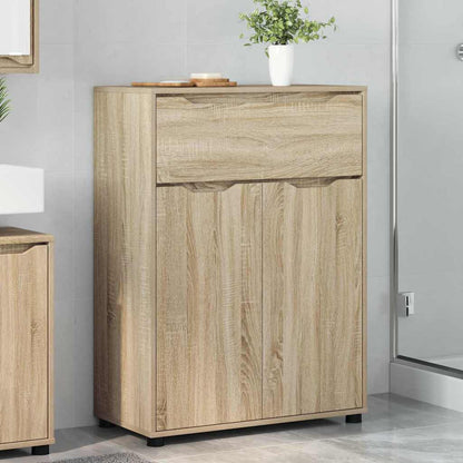 vidaXL Armoire de salle de bain avec étagère Chêne sonoma 72,5 x 36,5 x 100 cm