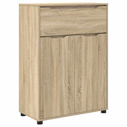 vidaXL Armoire de salle de bain avec étagère Chêne sonoma 72,5 x 36,5 x 100 cm