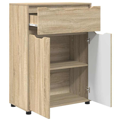 vidaXL Armoire de salle de bain avec étagère Chêne sonoma 72,5 x 36,5 x 100 cm
