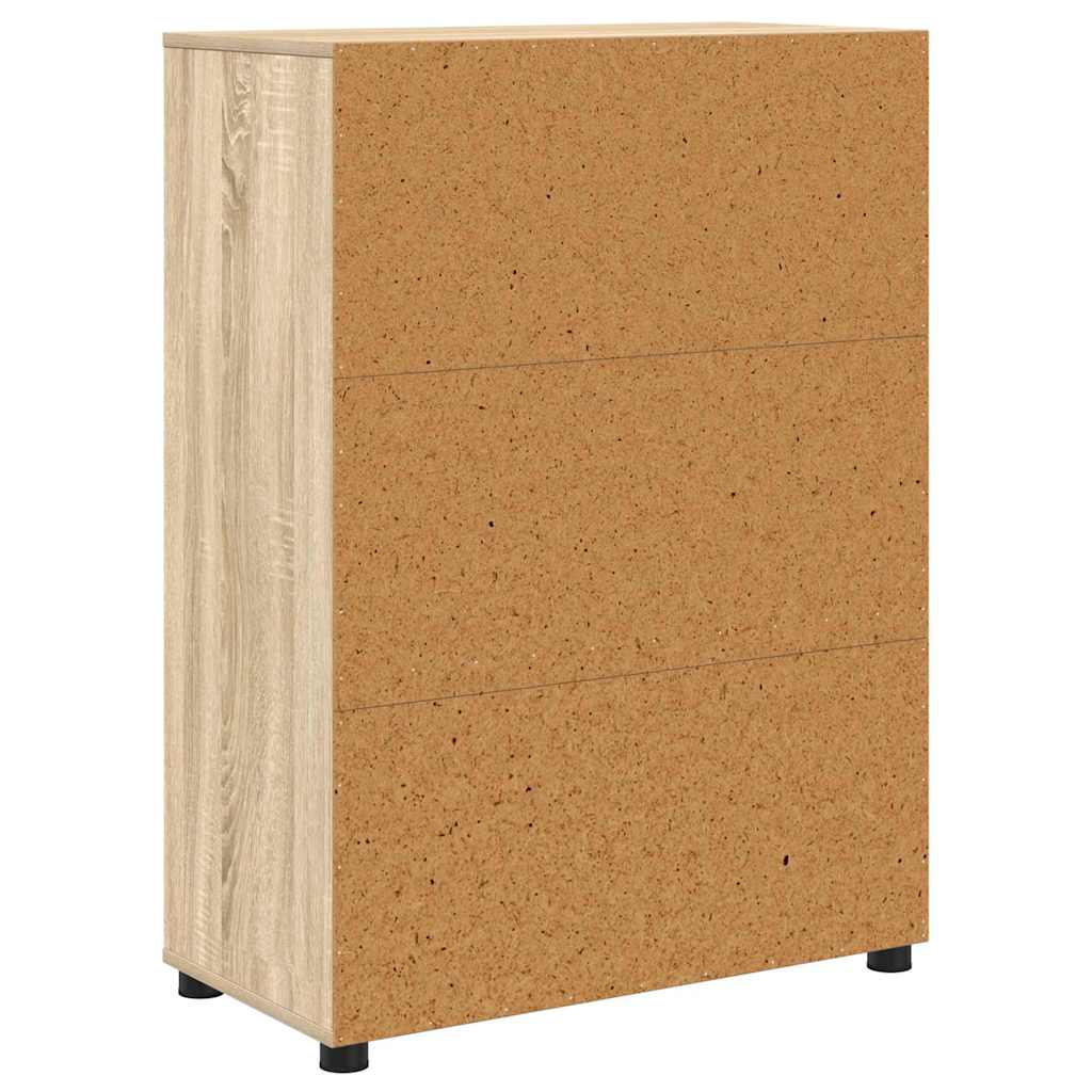 vidaXL Armoire de salle de bain avec étagère Chêne sonoma 72,5 x 36,5 x 100 cm