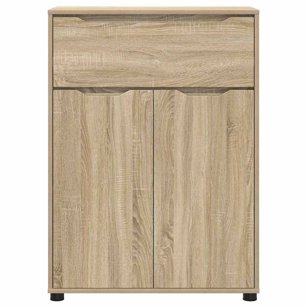 vidaXL Armoire de salle de bain avec étagère Chêne sonoma 72,5 x 36,5 x 100 cm