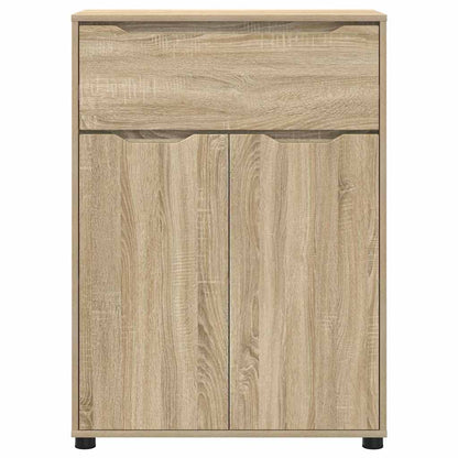 vidaXL Armoire de salle de bain avec étagère Chêne sonoma 72,5 x 36,5 x 100 cm