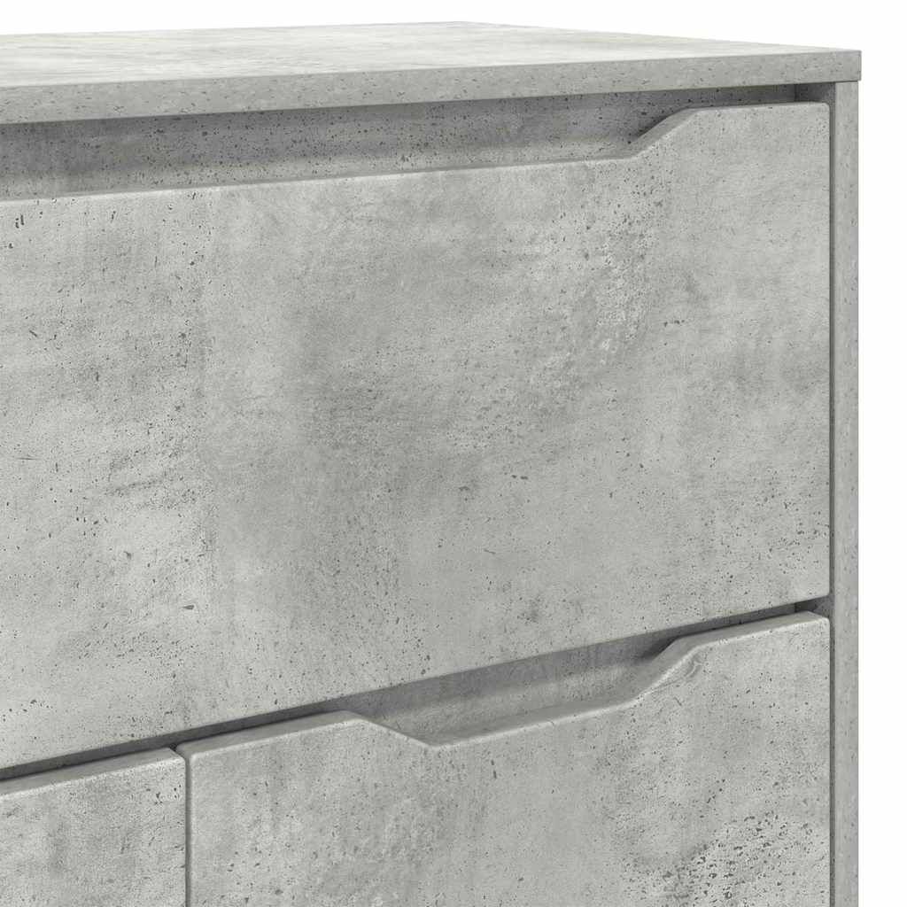 vidaXL Armoire de salle de bain gris béton 72,5 x 36,5 x 100 cm bois d'ingénierie