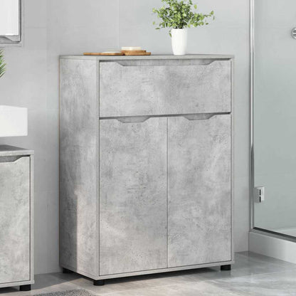 vidaXL Armoire de salle de bain gris béton 72,5 x 36,5 x 100 cm bois d'ingénierie