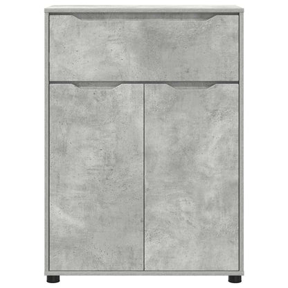 vidaXL Armoire de salle de bain gris béton 72,5 x 36,5 x 100 cm bois d'ingénierie