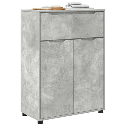 vidaXL Armoire de salle de bain gris béton 72,5 x 36,5 x 100 cm bois d'ingénierie