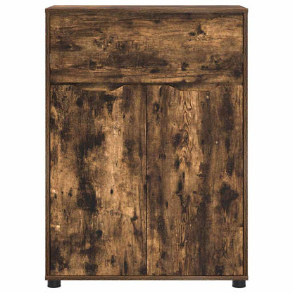vidaXL Meuble de salle de bain chêne fumé 72,5 x 36,5 x 100 cm