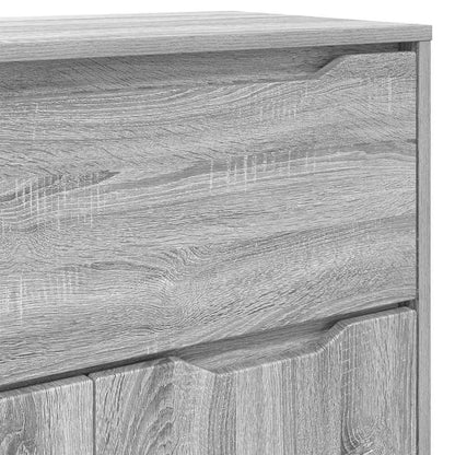 vidaXL Meuble de salle de bain avec étagère Gris Sonoma 72,5 x 36,5 x 100 cm