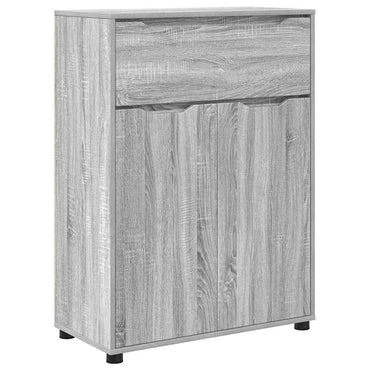 vidaXL Meuble de salle de bain avec étagère Gris Sonoma 72,5 x 36,5 x 100 cm