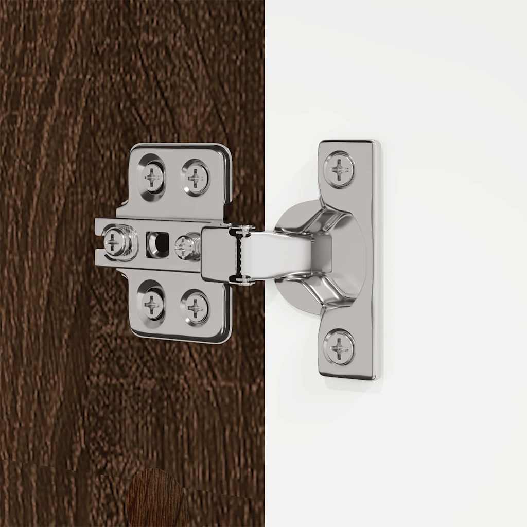 vidaXL Armoire de salle de bain aspect chêne marron 72,5 x 36,5 x 100 cm