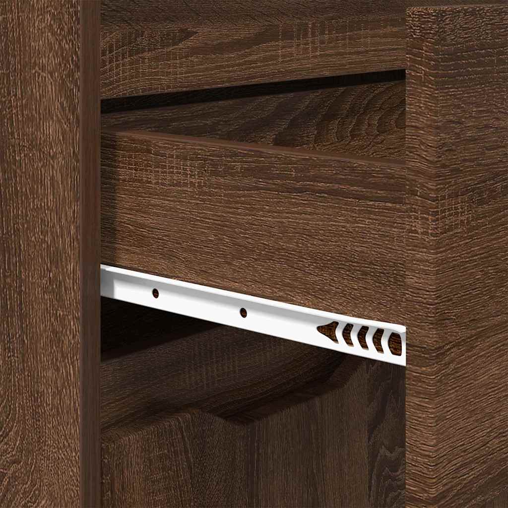 vidaXL Armoire de salle de bain aspect chêne marron 72,5 x 36,5 x 100 cm