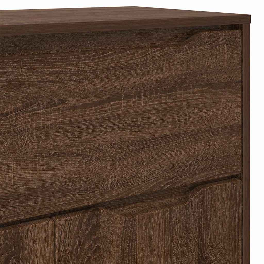 vidaXL Armoire de salle de bain aspect chêne marron 72,5 x 36,5 x 100 cm