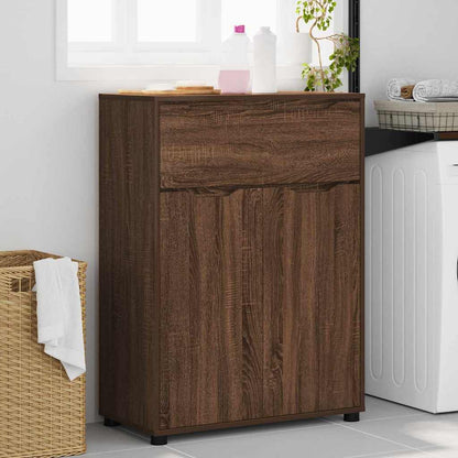 vidaXL Armoire de salle de bain aspect chêne marron 72,5 x 36,5 x 100 cm