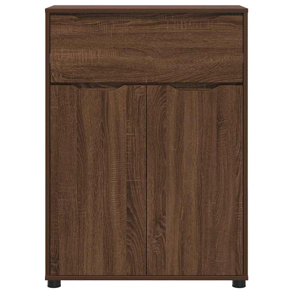 vidaXL Armoire de salle de bain aspect chêne marron 72,5 x 36,5 x 100 cm