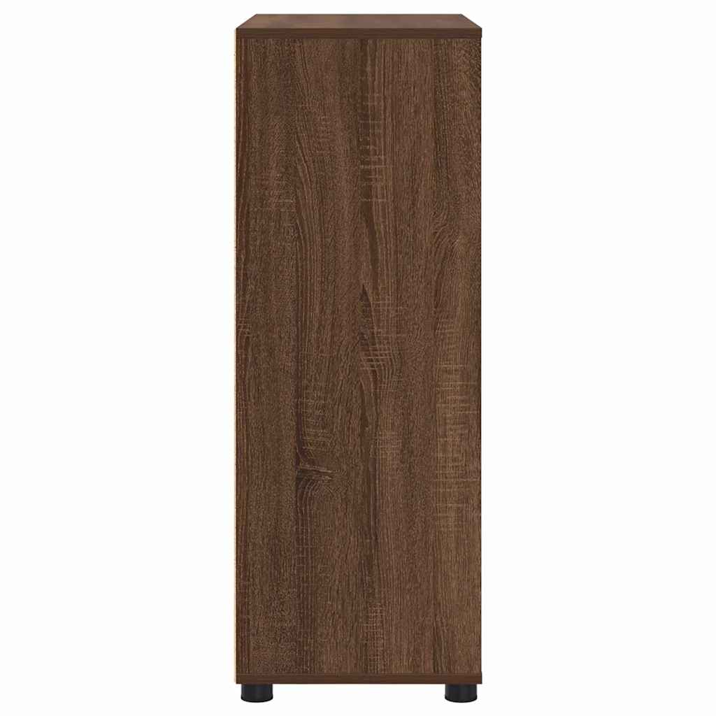 vidaXL Armoire de salle de bain aspect chêne marron 72,5 x 36,5 x 100 cm