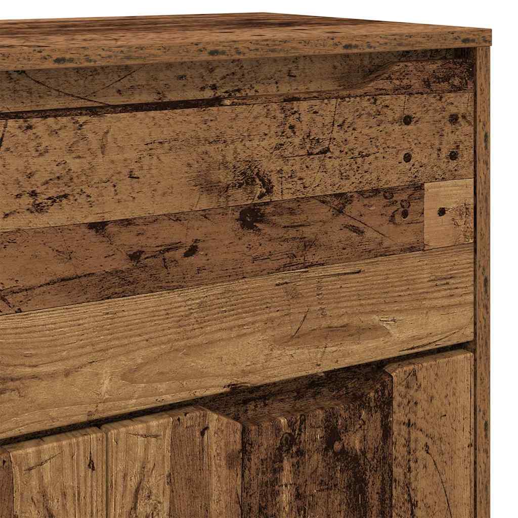 vidaXL Meuble de salle de bain bois de récupération 72,5 x 36,5 x 100 cm bois d'ingénierie