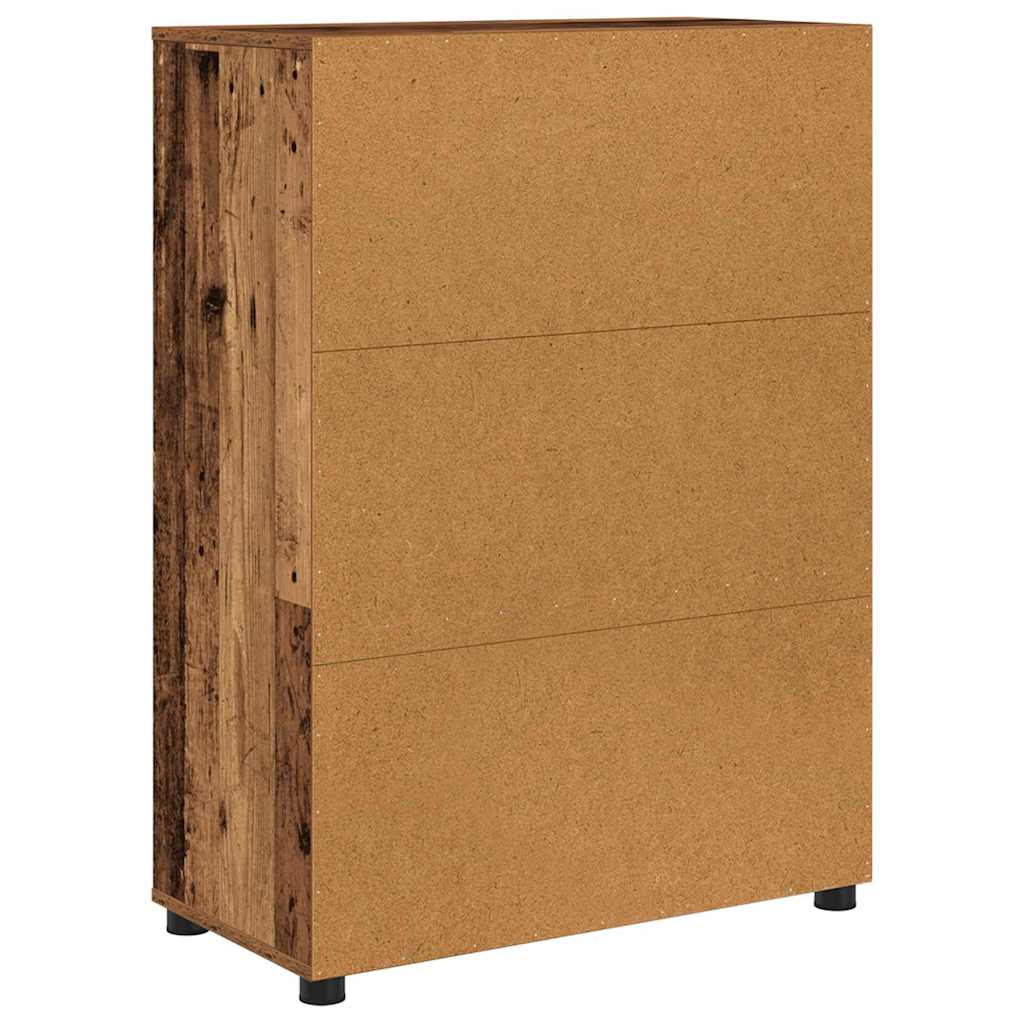 vidaXL Meuble de salle de bain bois de récupération 72,5 x 36,5 x 100 cm bois d'ingénierie