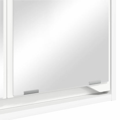 vidaXL Armoire de toilette blanche 60 x 20 x 60 cm en bois d'ingénierie