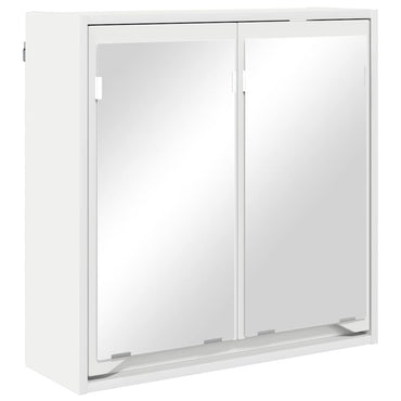 vidaXL Armoire de toilette blanche 60 x 20 x 60 cm en bois d'ingénierie