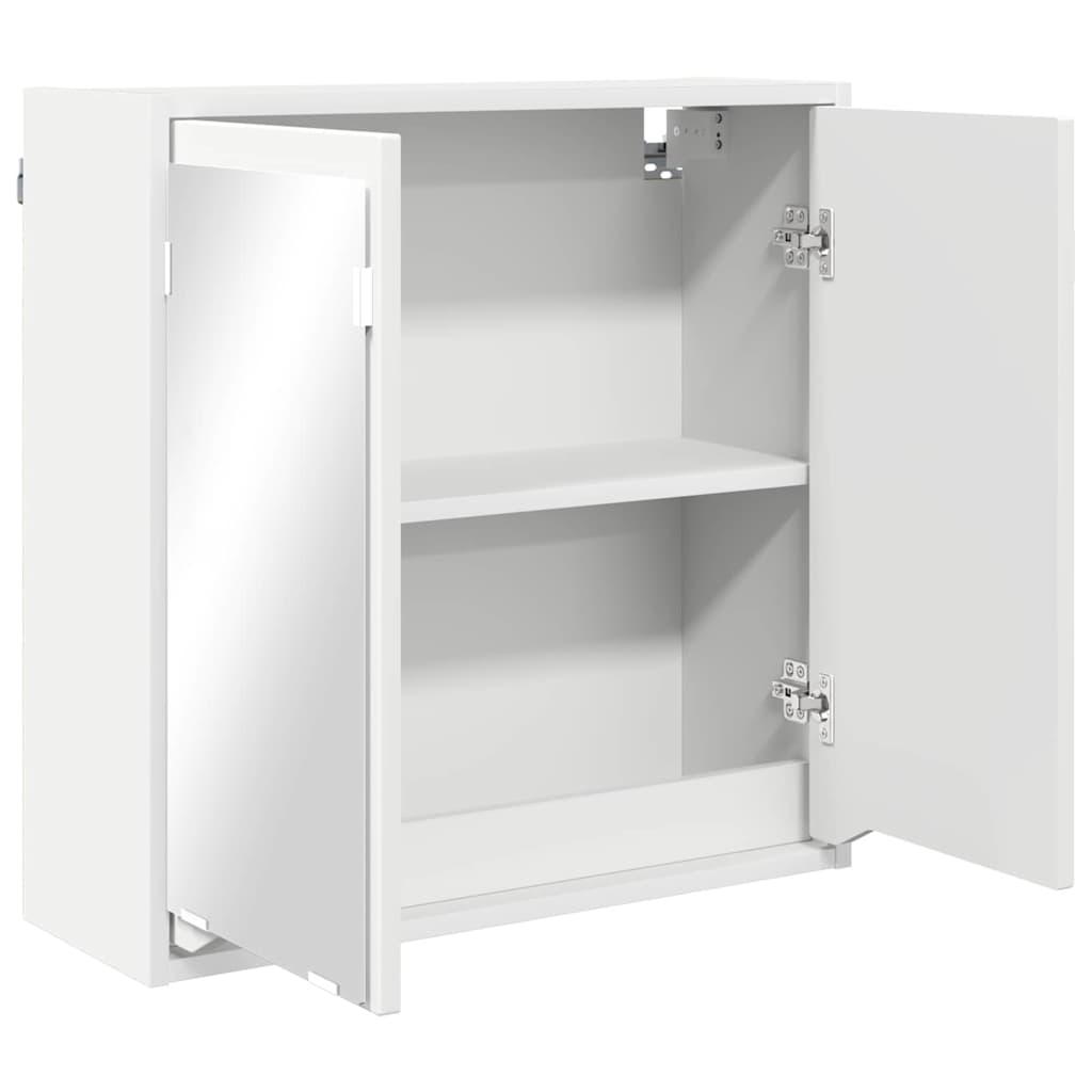 vidaXL Armoire de toilette blanche 60 x 20 x 60 cm en bois d'ingénierie