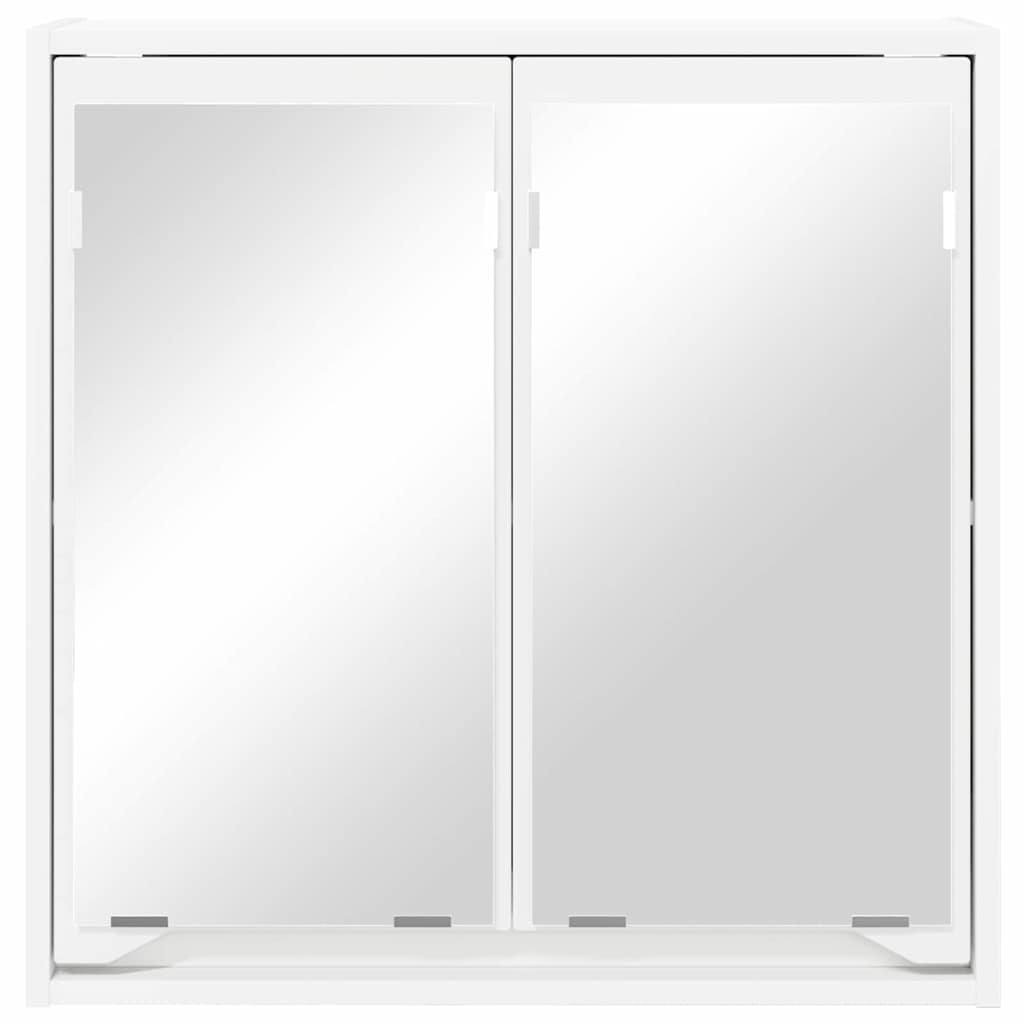 vidaXL Armoire de toilette blanche 60 x 20 x 60 cm en bois d'ingénierie