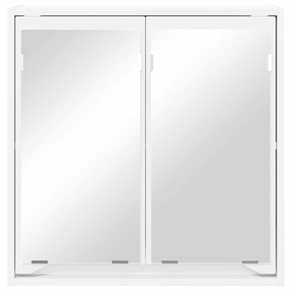 vidaXL Armoire de toilette blanche 60 x 20 x 60 cm en bois d'ingénierie