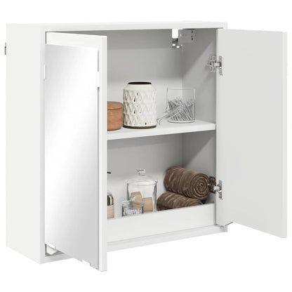 vidaXL Armoire de toilette blanche 60 x 20 x 60 cm en bois d'ingénierie