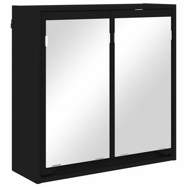 Meuble haut de salle de bain vidaXL Noir 60 x 20 x 60 cm Bois d'ingénierie
