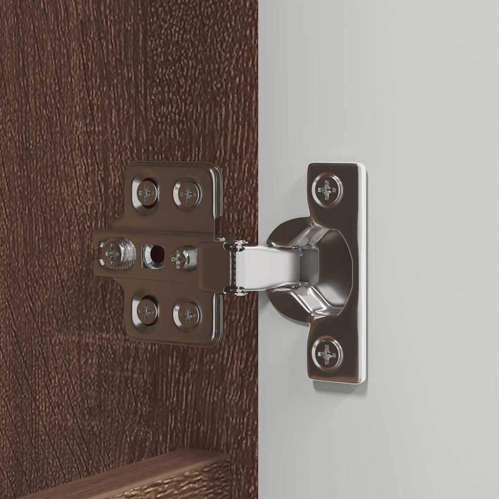 vidaXL Badezimmerspiegelschrank Braun Eichen-Optik 60 x 20 x 60 cm