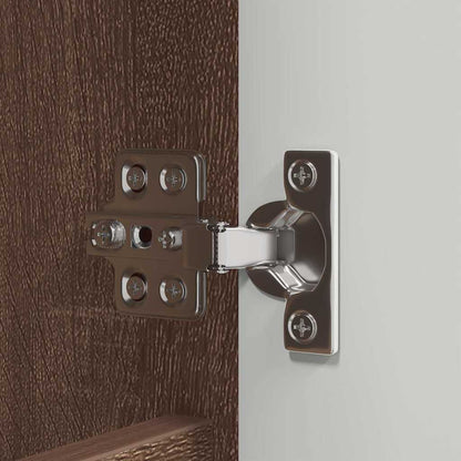 vidaXL Badezimmerspiegelschrank Braun Eichen-Optik 60 x 20 x 60 cm