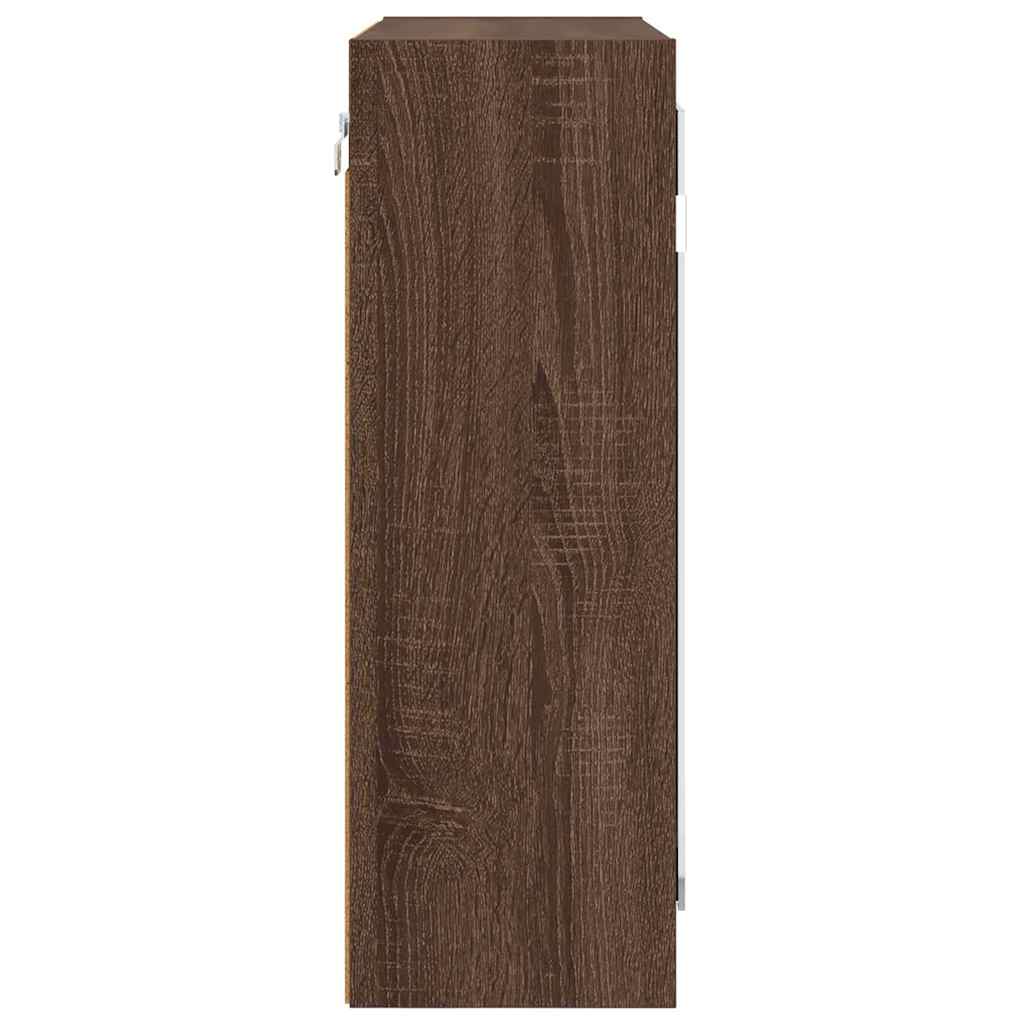 vidaXL Badezimmerspiegelschrank Braun Eichen-Optik 60 x 20 x 60 cm