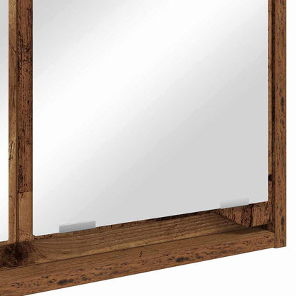 Badezimmerspiegelschrank Altholz 60 x 20 x 60 cm Holzwerkstoff