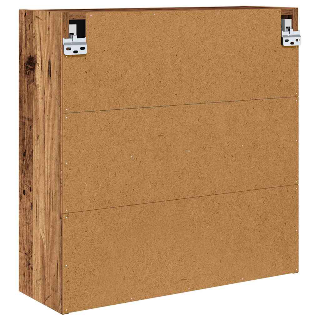 Badezimmerspiegelschrank Altholz 60 x 20 x 60 cm Holzwerkstoff