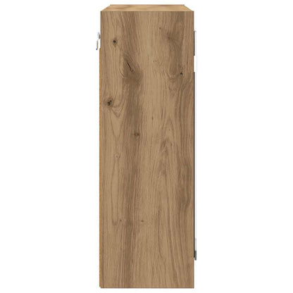 vidaXL Armoire de toilette avec porte chêne artisan 60 x 20 x 60 cm