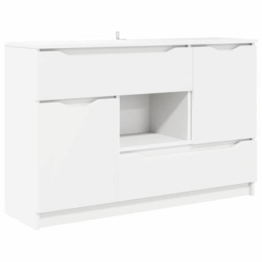 vidaXL Commode à tiroirs Blanc 100 x 30 x 65,6 cm Bois d'ingénierie