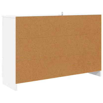 vidaXL Commode à tiroirs Blanc 100 x 30 x 65,6 cm Bois d'ingénierie