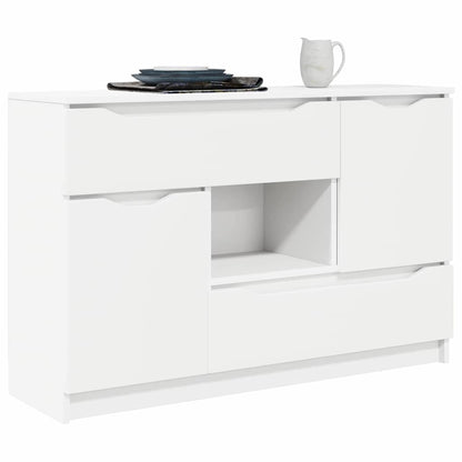 vidaXL Commode à tiroirs Blanc 100 x 30 x 65,6 cm Bois d'ingénierie