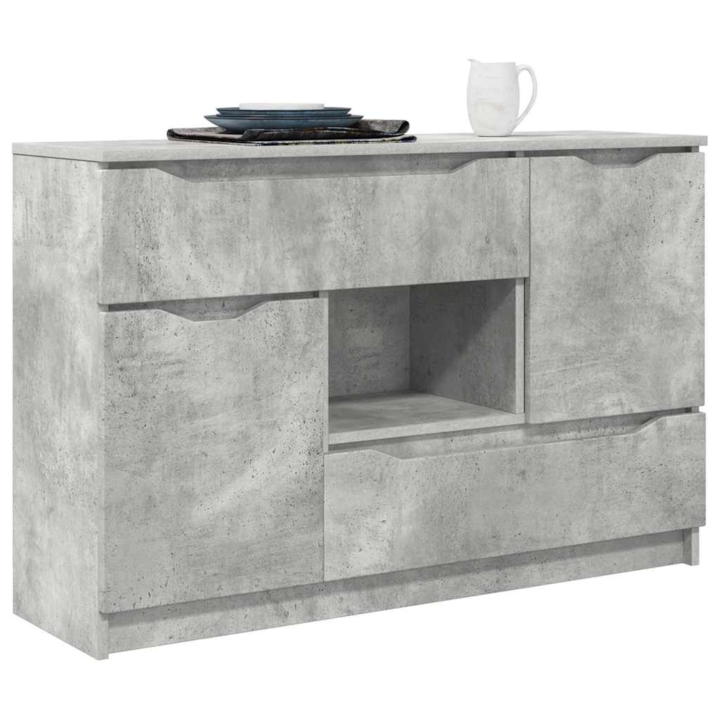 Sideboard Beton Grau 100 x 30 x 65,6 Holzwerkstoff