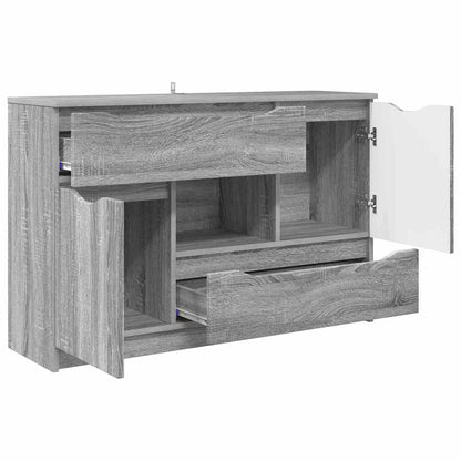 vidaXL Sideboard Graues Sonoma 100 x 30 x 65,6 Holzwerkstoff