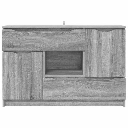 vidaXL Sideboard Graues Sonoma 100 x 30 x 65,6 Holzwerkstoff
