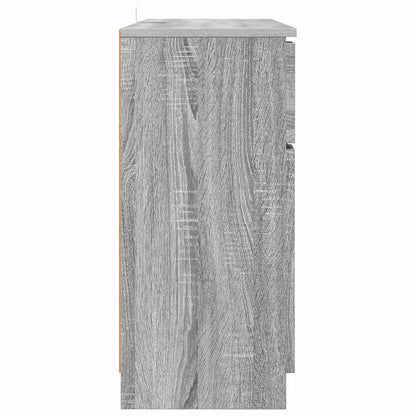 vidaXL Sideboard Graues Sonoma 100 x 30 x 65,6 Holzwerkstoff