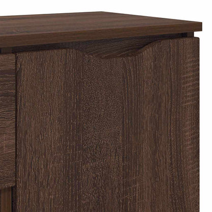 vidaXL Sideboard Braun Eichen-Optik 100 x 30 x 65,6 Holzwerkstoff