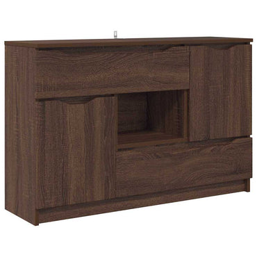 vidaXL Sideboard Braun Eichen-Optik 100 x 30 x 65,6 Holzwerkstoff