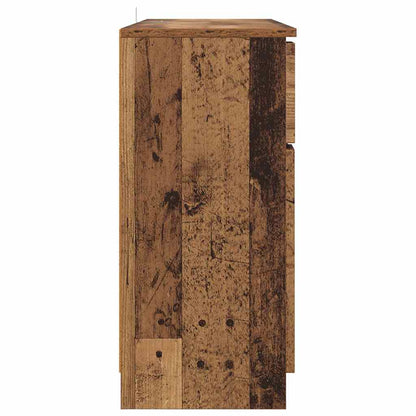 vidaXL Sideboard mit Schubladen Altholz 100 x 30 x 65,6 Holzwerkstoff