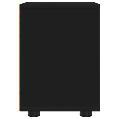 Nachttische 2 pcs Schwarz 30,5 x 30 x 43 cm Holzwerkstoff