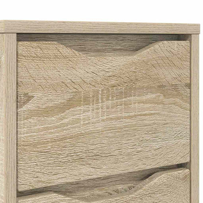 vidaXL Nachttisch Sonoma-Eiche 30,5 x 30 x 43 cm Holzwerkstoff